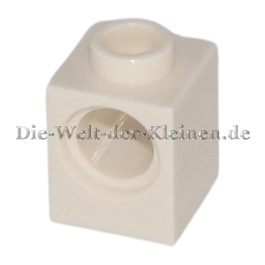 LEGO Technic Stein 1x1 mit 1 Pin Loch Weiß (WHITE) (654101, 65411, 6541)